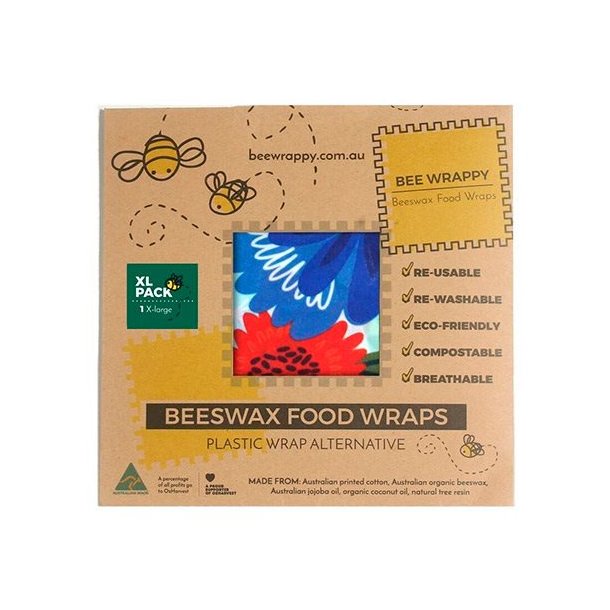 Beeswax Food Wraps - 1 x X-large