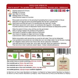 Biogan Linseblanding til spiring � - 600 g.