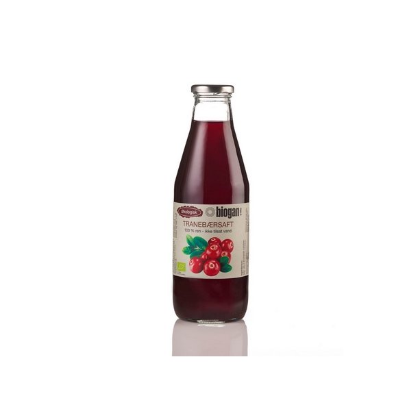 Biogan Tranebrsaft 100% ren saft  - 1 L