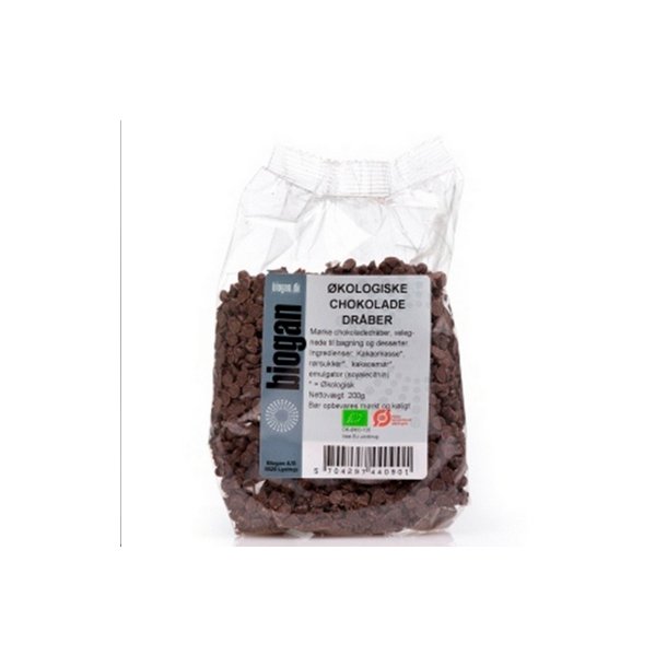 Biogan Chokoladedr�ber � - 200 g.