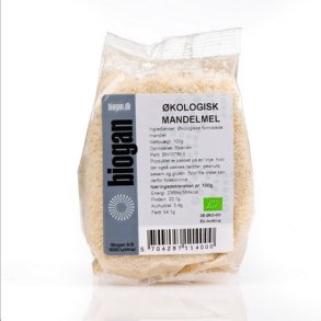 Biogan Mandelmel Økologisk - 100 g.