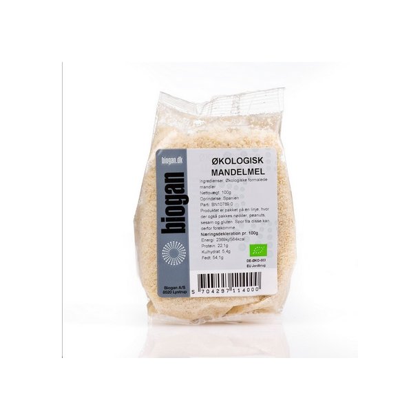 Biogan Mandelmel kologisk - 100 g.