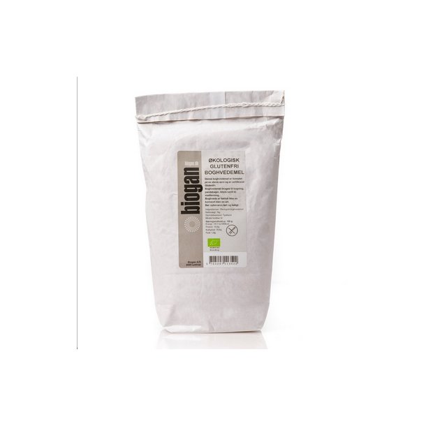 Biogan Boghvedemel - Glutenfri - kologisk - 1 kg.
