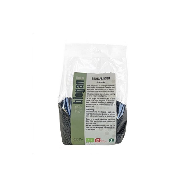 Biogan Beluga Linser - kologisk - 500 gr.