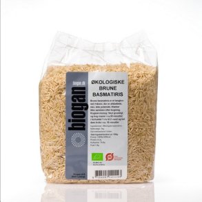 Biogan Basmatiris brune - 1 kg. - kologisk