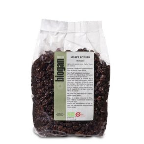 Biogan Rosiner, mørke - Økologiske - 1000 gr.