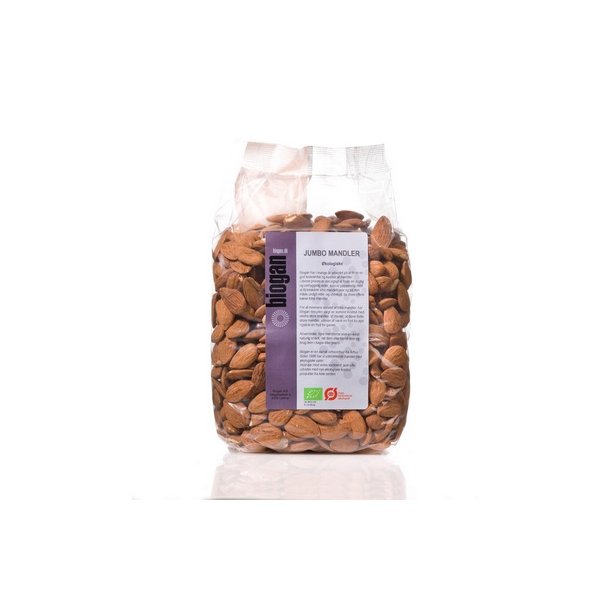 Biogan Spanske Mandler - kologiske - 1000 g.