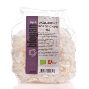 Biogan Kokoschips rå - Økologisk - 200 g.