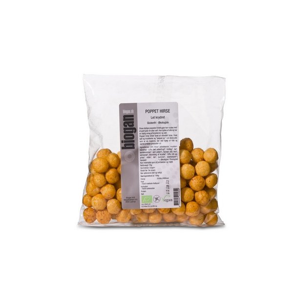 Biogan Poppet hirsekugler  let - 75 g.