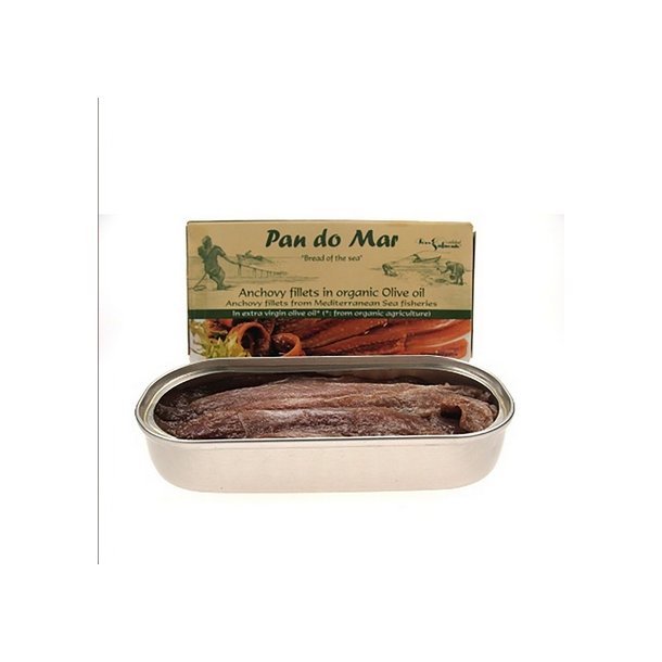 Biogan Ansjoser i olivenolie - 50 g.