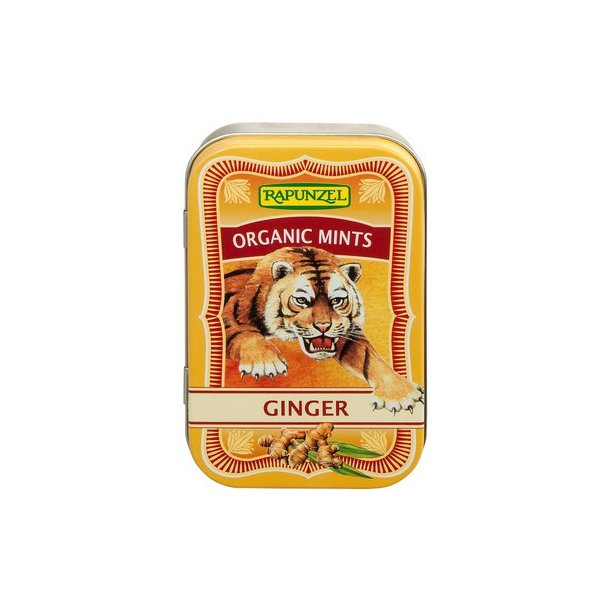 Biogan Mintpastiller m. ingefr  - 50 g.