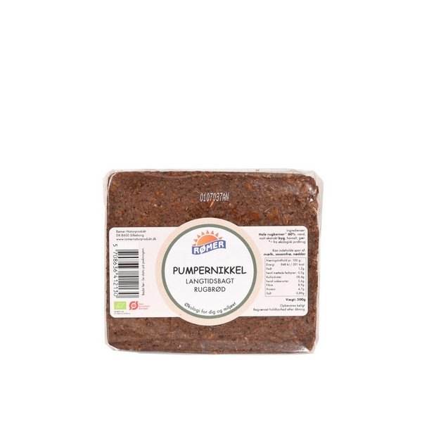 Pumpernikkel langtidsbagt rugbr�d �kologisk - 500 g.
