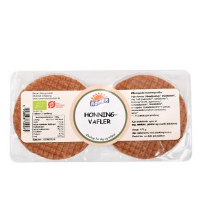 R�mer Vafler m. honning, �kologisk - 175 g.