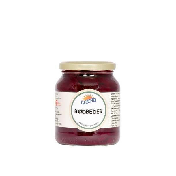 R�mer R�dbeder i glas, �kologisk - 325 g.