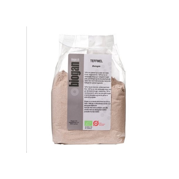 Biogan Teffmel - kologisk - 500 gr.