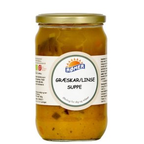 R�mer Gr�skar, Linse suppe, �kologisk - 680 g.