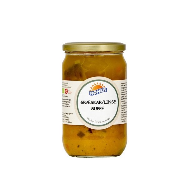 R�mer Gr�skar, Linse suppe, �kologisk - 680 g.