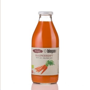 Biogan Gulerodssaft  - 750 ml.