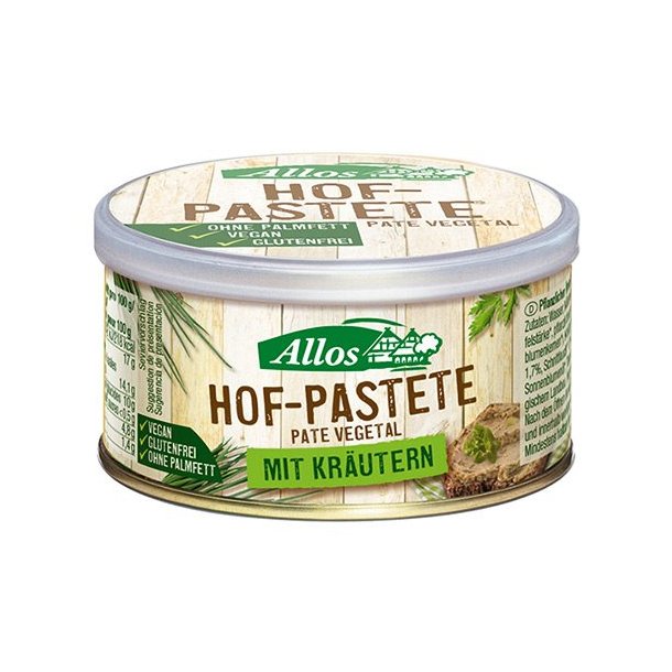 Allos Hof-Pastete Urtepat - 125 g.