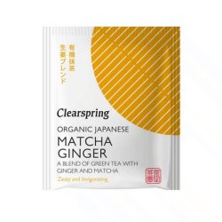 Clearspring Gr�n te m. Matcha &amp; Ingef�r - �kologisk - 20 breve