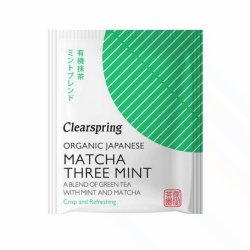Clearspring Gr�n te m. Matcha &amp; Mint - �kologisk - 20 breve
