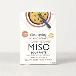Clearspring Instant Miso Soup cremet sesam � - 60g