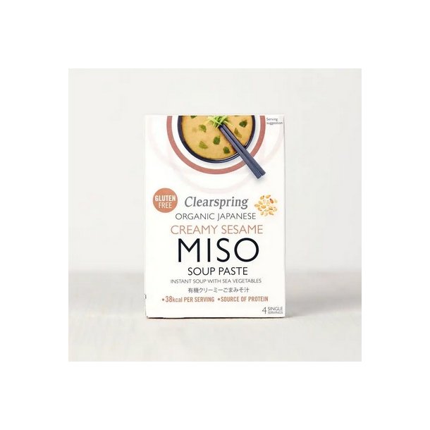 Clearspring Instant Miso Soup cremet sesam � - 60g