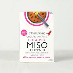 Clearspring Instant Miso Soup Hearty Red - 60 g.