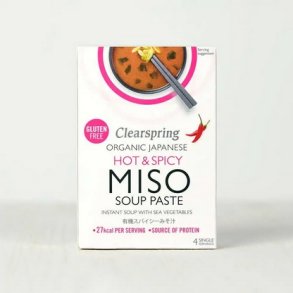 Clearspring Instant Miso Soup Hearty Red - 60 g.