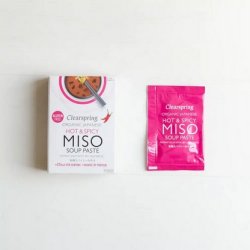 Clearspring Instant Miso Soup Hearty Red - 60 g.