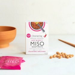 Clearspring Instant Miso Soup Hearty Red - 60 g.