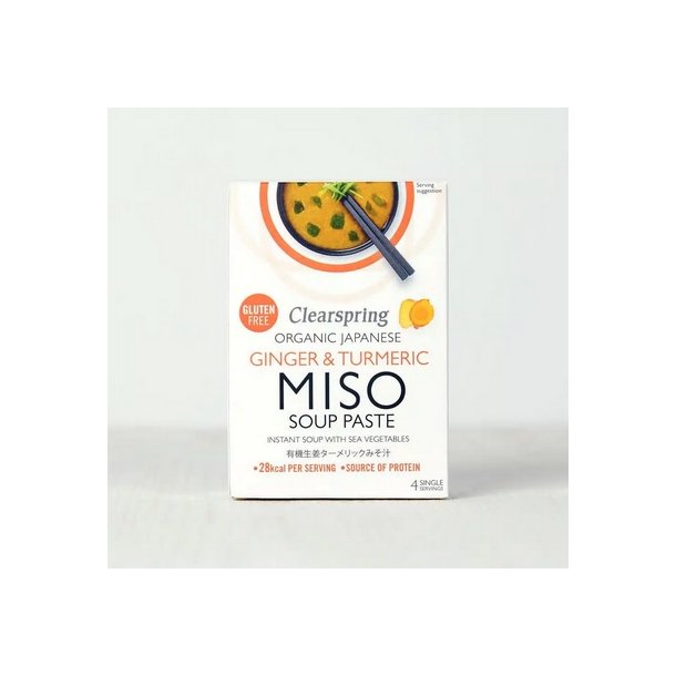 Clearspring Instant Miso Soup Ingef�r &amp; Gurkemeje � - 60 g.