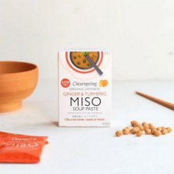 Clearspring Instant Miso Soup Ingef�r &amp; Gurkemeje � - 60 g.