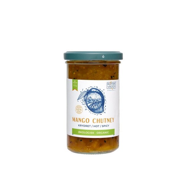 R�mer Mango Chutney st�rk, �kologisk - 250 g.