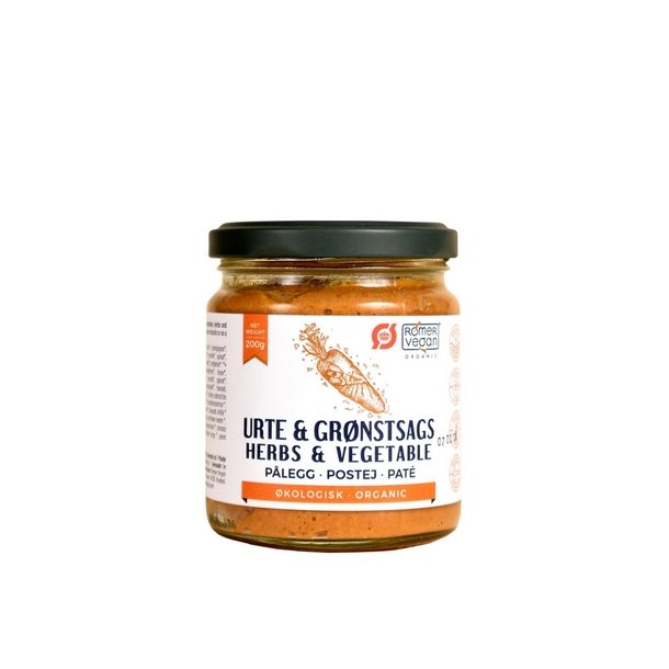 R�mer Vegan Sm�rep�l�g Urter & Gr�ntsager, �kologisk - 200 g.