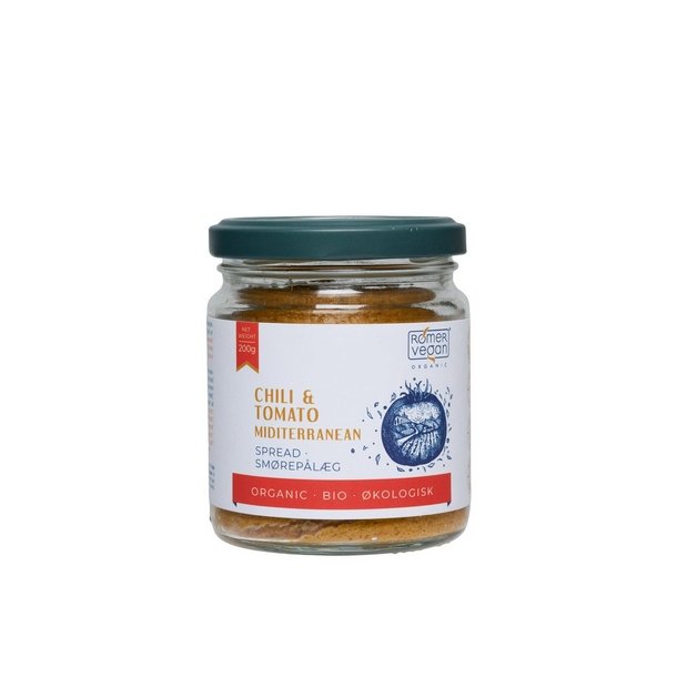 R�mer Vegan Sm�rep�l�g Chili & Tomato Miditerranean, �kologisk - 200 g.