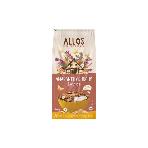 Allos ko Amaranth Crunchy Msli - Honning og mandler