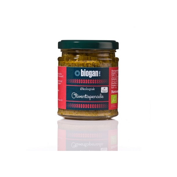Biogan Oliven Tapenade - kologisk 190 gr.
