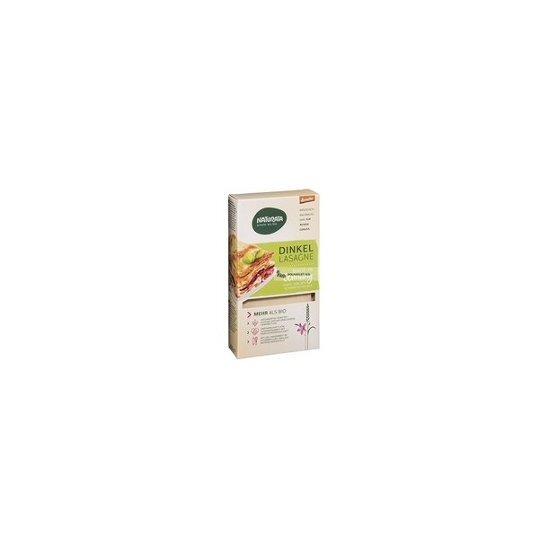 Naturata Lasagne spelt hvid  Demeter - 250 g.