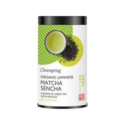Clearspring Matcha Sencha gr�n te i l�sv�gt - �kologisk - 85 g.