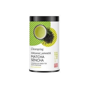 Clearspring Matcha Sencha gr�n te i l�sv�gt - �kologisk - 85 g.