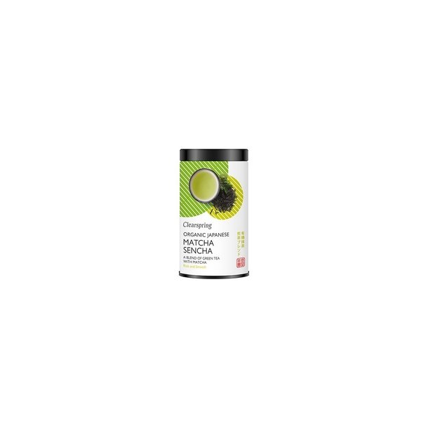 Clearspring Matcha Sencha gr�n te i l�sv�gt - �kologisk - 85 g.