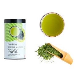 Clearspring Matcha Sencha gr�n te i l�sv�gt - �kologisk - 85 g.