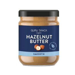 Guru Snack Organic Hasselnddesmr Smooth  - 250 g.