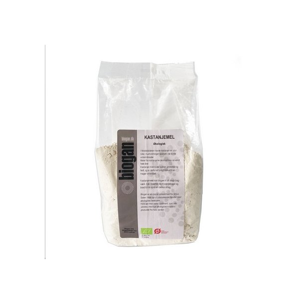 Biogan Kastanjemel  - 400 g. Emballage brudt under levering
