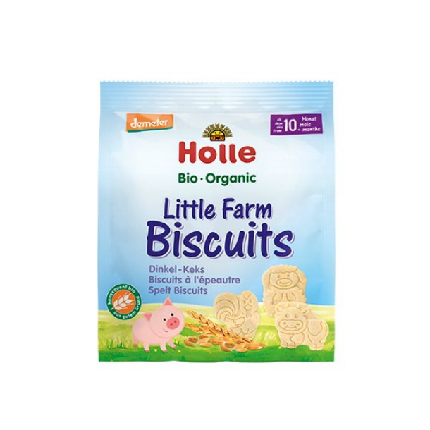 Holle Bio Organic, Little Farm Biscuits  Demeter - 100 g.