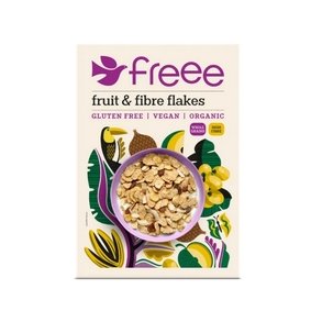Doves Farm Freee Fruit og Fibre Flakes gl.fri  - 375 g.