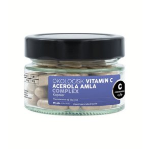 Cosmoveda Vitamin C m. acerola og amla  - 80 kap