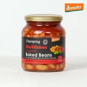 Clearspring Baked beans (us�det) � Demeter - 350 g.
