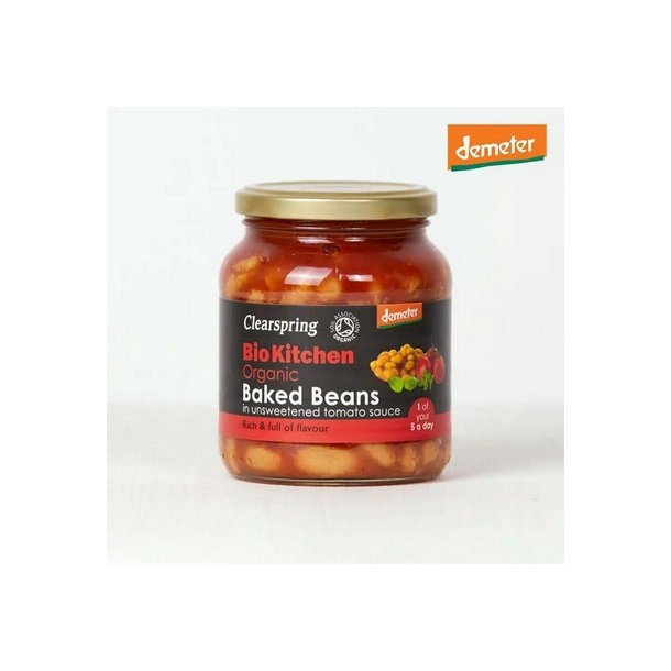 Clearspring Baked beans (us�det) � Demeter - 350 g.